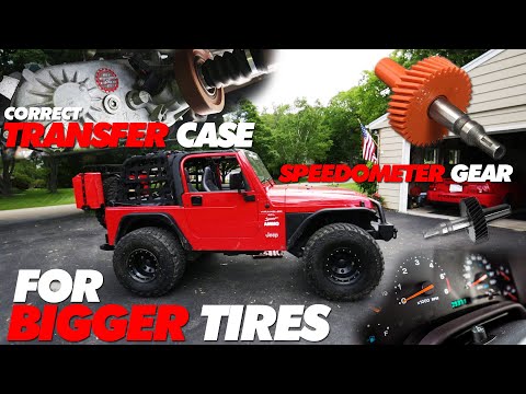 Jeep TJ Speedometer Gear For Bigger Tires