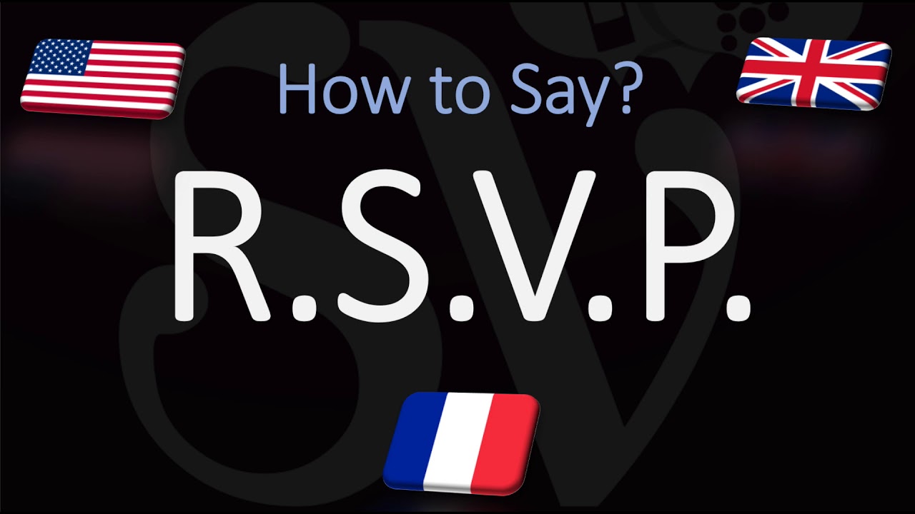 How to Pronounce RSVP (CORRECTLY) Meaning & Pronunciation