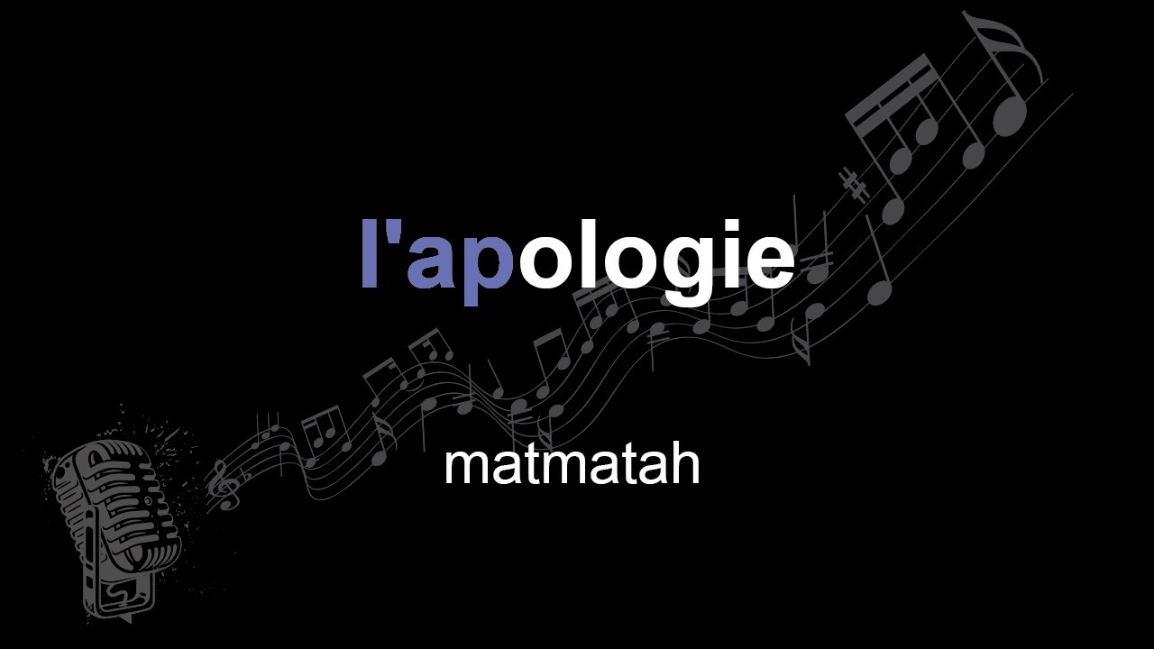 matmatah | l'apologie | lyrics | paroles | letra |