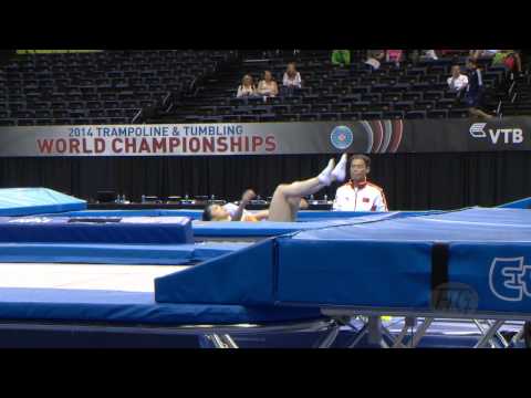 HUANG Yanfei (CHN) - 2014 Trampoline Worlds, Daytona Beach (USA)  - Qualifications Women