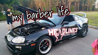 Wake boarding with the Team & 1300 HP Supra | My Barber Life #3