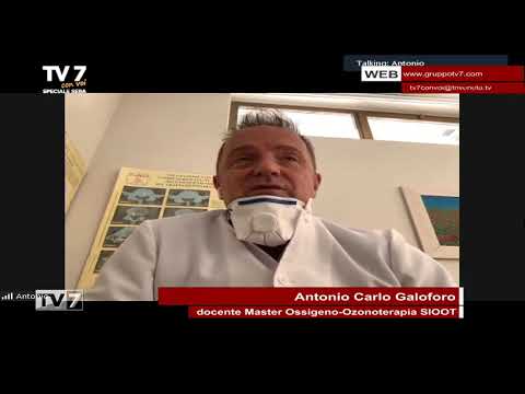 Tv7 con Voi sera del 24/3/2020 - Coronavirus, dall'ozono una possibile soluzione? (3 di 7)