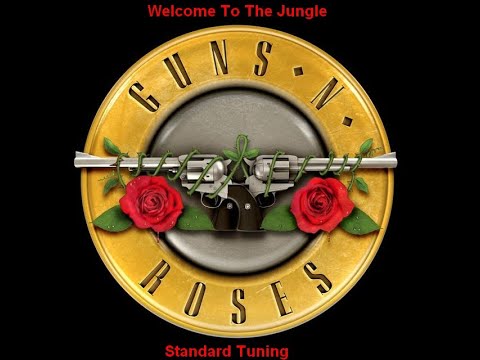 Guns'n Roses - Welcome To The Jungle - Backing track with vocals standard tuning.