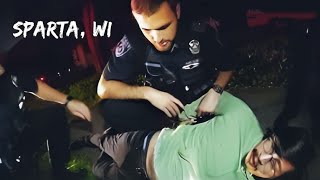 When the Taser Hits- Suspect Drops Like a Plank