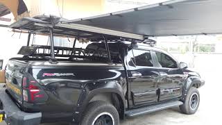 ฝาปิดกระบะแบบม้วน REVO ROLLER LIDS 789F ใส่บาร์เต้นท์ ใส่แร็ค4X4 ใส่เต้นท์หลังคา ใส่ม่านบังแดดข้าง