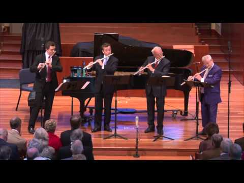 Reicha Sinfonico for 4 Flutes, Mvt. 1  - Galway, Langevin, Bouriakov, Höskuldsson