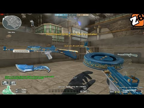 Crossfire NA 2.0 : American 180 Knight Blue  Hero Mode X - Tiền zombie V4