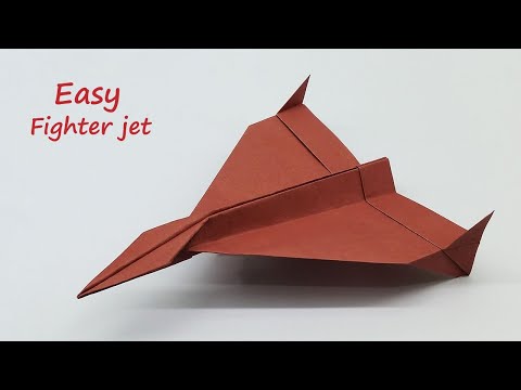 Easy Paper Jet Fighter Plane How To Make an Amazing Paper Jet Fighter Airplane