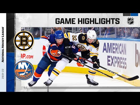 Bruins @ Islanders 12/16/21 | NHL Highlights