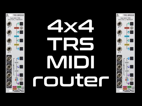 Tubbutec TRS-Bridge - 4x4 TRS MIDI router and merger