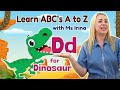ABC's & Letter Learning Video | Alphabet Song | Dinosaurs, Learn to Talk | Toddler Learning Video