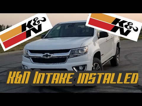 Colorado k&n cold air intake sound and review