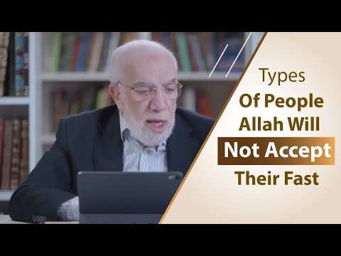 Types Of People Allah Will Not Accept Their Fast | Omar Abdel Kafi - translated