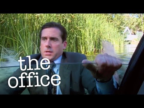 Michael Drives Into A Lake  - The Office US