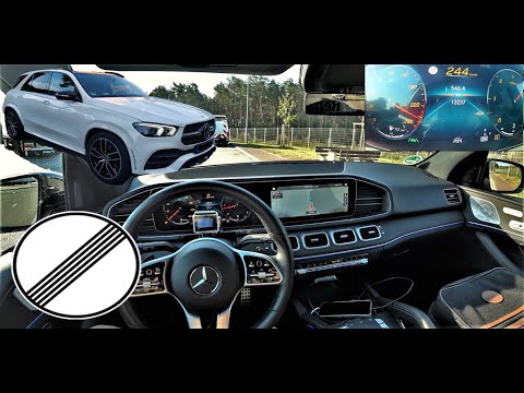 2020 Mercedes-Benz GLE400d 4K POV DRIVE | Top Speed German Autobahn
