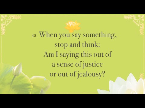 Words for Life: 45. When you say something, stop and think...