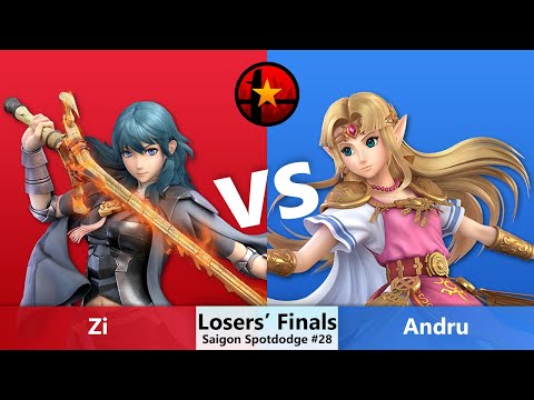 Saigon Spotdodge #28 - Zi (Byleth, Zelda) Vs Andru (Zelda, Pichu) Grand Finals Smash Ultimate