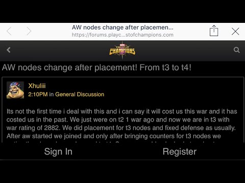 Have Your Alliance War Nodes Ever Changed After Placement?