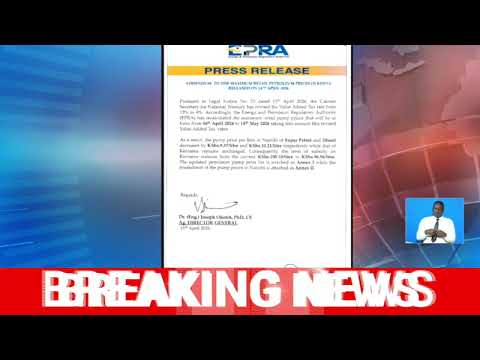 BREAKING: EPRA Reduces Fuel Prices