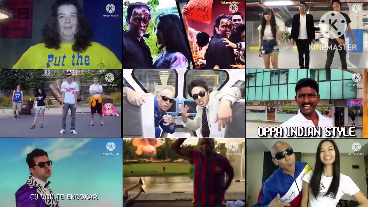 9 Gangnam Style Parody Mashup Full Version V3