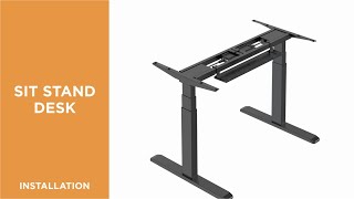 How to Install High-Speed Electric Dual Motor Sit-Stand Desk-M06-23D-H 
