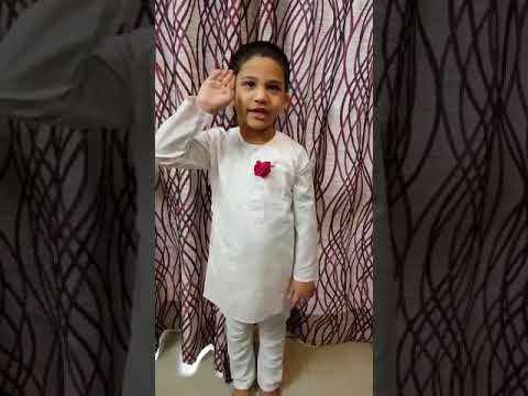 Children's Day speech by Mokshit and Rishab of Prep.|| DPS Nacharam