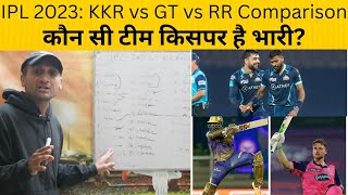 IPL 2023: KKR vs GT vs RR Playing 11 Comparison| कौन सी टीम है मजबूत। IPL Auction|Tyagi Sports Talk