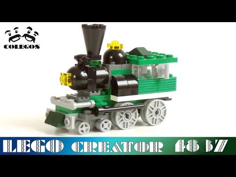 Lego Creator 4837 Mini Steam Engine - Lego Speed Build