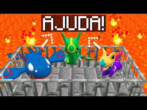 OS POKÉMONS BEBÊS LENDÁRIOS ESTÃO EM PERIGO NO MINECRAFT PIXELMON!