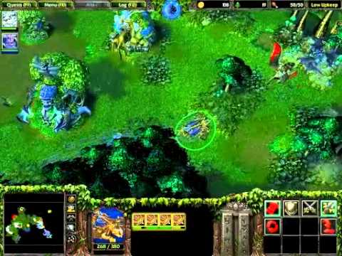 Warcraft 3 Speedrun Night Elf Campaign Mission 4