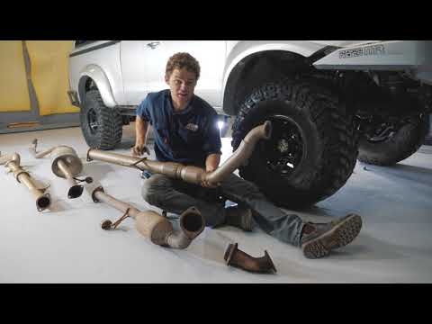 Toyota Hilux with a Full Turbo Back King Brown 3" Exhaust