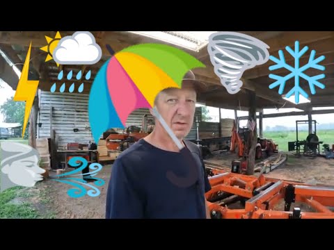 Sawmilling and Weather Can I sawmill in the Rain Wood Mizer and the Weather