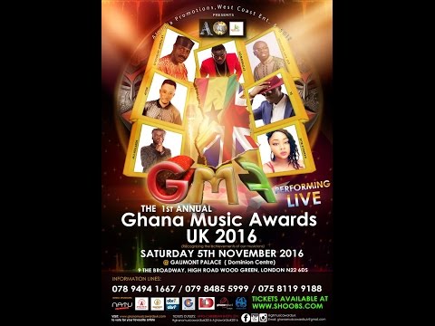 HIGHLIGHTS of GHANA MUSIC AWARDS UK 2016 (FT.  Samini & Stonebwoy)