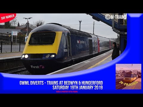GWML Diverts - Trains at Bedwyn & Hungerford - 19/01/19