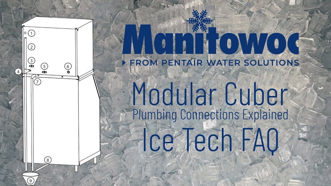 Manitowoc Modular Ice Machine Water Connections Made Simple #icetechfaq #manitowocice