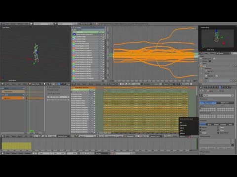 Crowd animation in blender