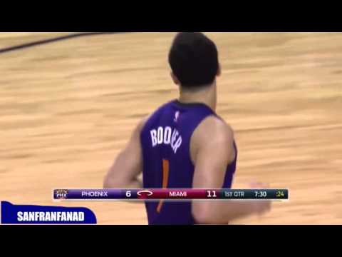 Devin Booker at Heat (2016/03/03) - 34 Pts!