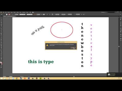 Adobe Illustrator CS6 for Beginners - Tutorial 59 - Typing Tools