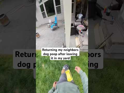 Wasn’t sure if his dog wanted his poo back or not