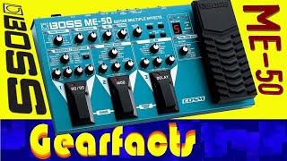 Video thumbnail for Boss ME-50 Multi effects pedal review +1 important point by Gearfacts