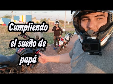 Desde rosario a pinto. Santiago del estero CUMPLIENDO EL SUEÑO DE PAPÁ. /VOGE 300DS / YAMAHA YBR 125