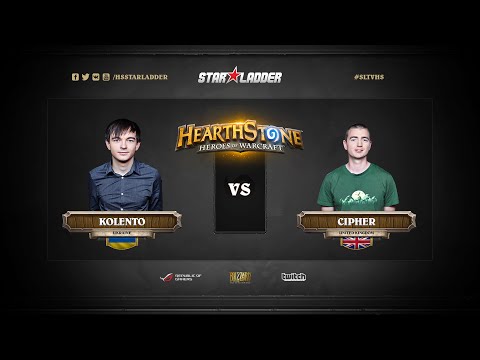 [RU] Kolento vs Cipher | SLTV StarSeries S1 Finals | Group Stage