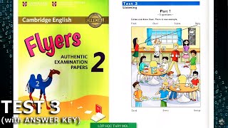 Flyers 2 TEST 3 - Listening Tests 3 | Lớp Học Thầy Mol