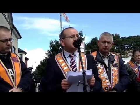 DAY 407s SPEECH REV ALISTAIR SMYTH ORANGE ORDER  DEPUTY GRAND MASTER