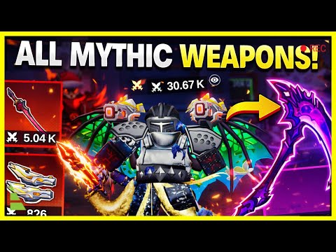 I Pulled Every Mythic Weapon in Dungeon Hunters! (Insane DPS & Meta Picks) Roblox