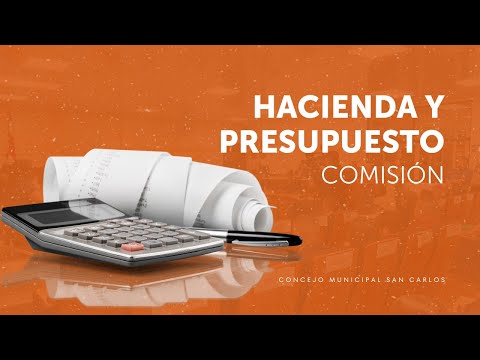 Comisión de Hacienda y Presupuesto 08/12/2025 | Concejo Municipal San Carlos