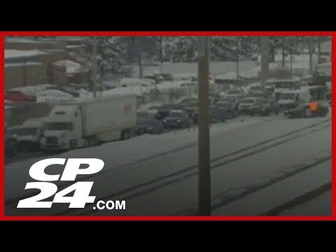 Southbound Highway 400 closed at Finch Avenue