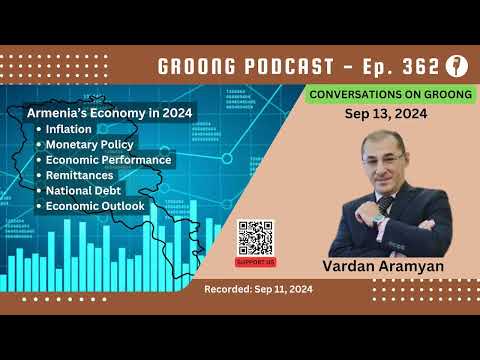 Vardan Aramyan - The Armenian Economy in 2024 | Ep 362 - Sep 13, 2024