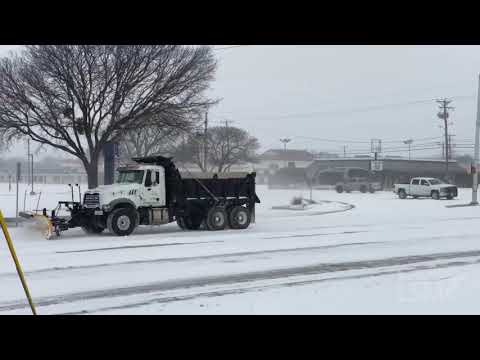 02-14-2021 Wichita Falls, TX - Valentine's Day Snow Storm Additional Footage