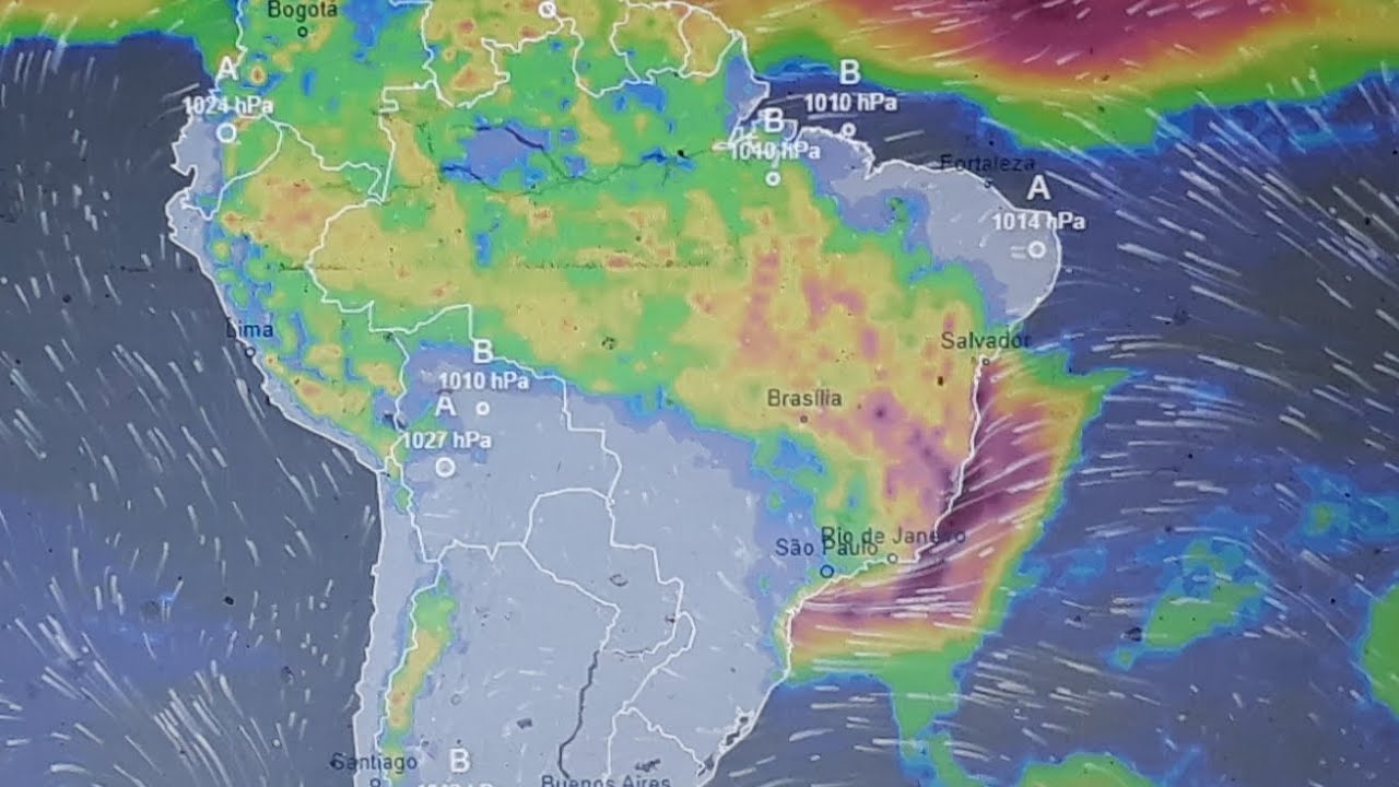 Previsão do Tempo - 25 e 26/11/2022 - Chuvas expressivas principalmente entre Nordeste e Sudeste!